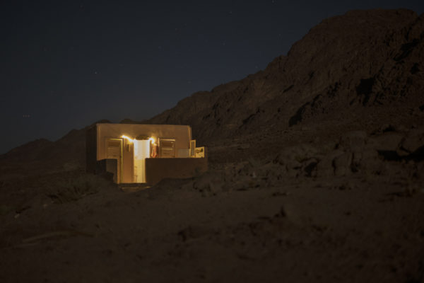 Desert bathroom.